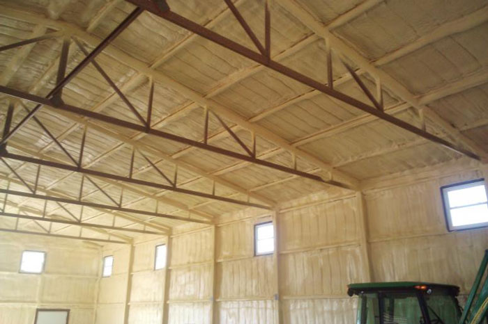 foam spray insulation polyurethane system roofing conklin value could pole barn spf invented ever airtight competitive seals
